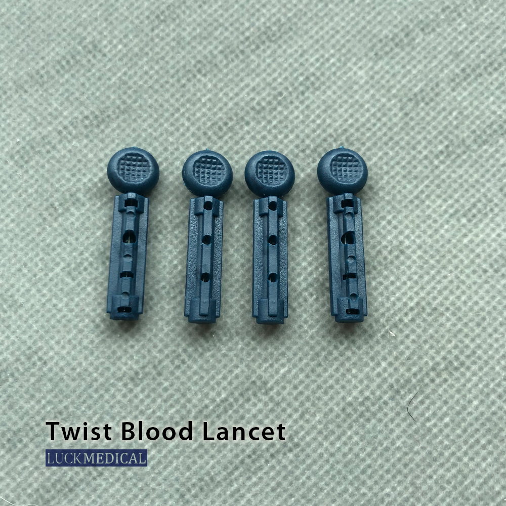 Jarum Twist Lancet Darah Pakaian