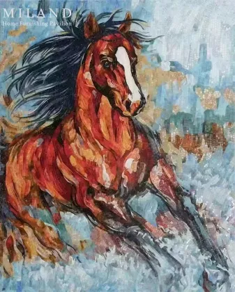 Handmade Glass Mosaics: Animal Portraits & Mural Paintings