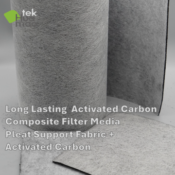 tissu de médias de filtre de charbon actif de la CAHT de l'air frais 530g
