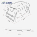 Large Deep Baby Collapsible Folding Bathtub