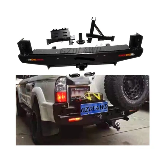 GZDL4WD 4x4 Off Road FJ90 Steel Rear Bumper for Land Cruiser Prado 90 Series LC90 1996-2002