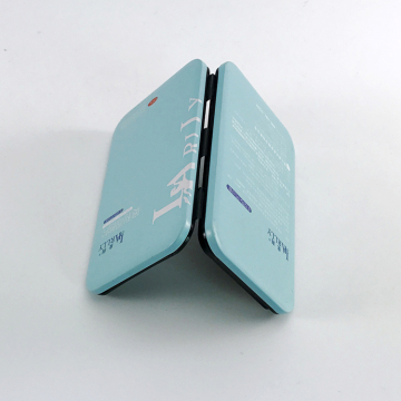 rectangular cigarette hinged tin cans