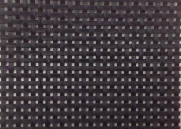 black Textoline fabric for patio chairs