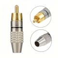 Gold Plated Soldering RCA Phono Jack Connector