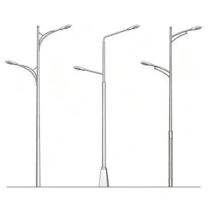 decorative street lights commercial
