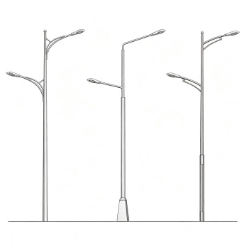 autoroute de poteau lumineux