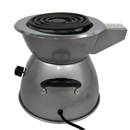 CE Silver Coffee Hotplate Single Electric Burner Cosina Electico Hot Plate