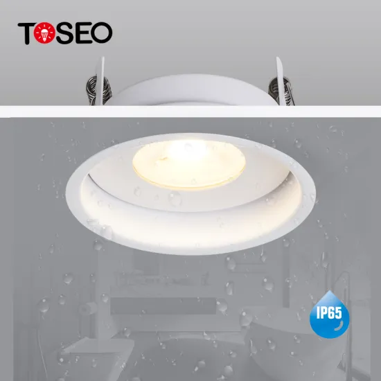 Detachable Anti-Glare LED Ceiling Downlight with IP65 Waterproof Recessed Design