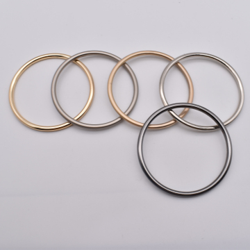 High-End 38mm Nickel-Closed Metal O-Ring for Handbag and Purse Accessories