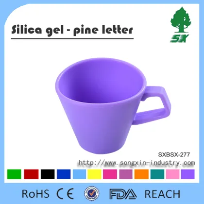 Colorful Silicone Reusable Coffee Cup Tea Cup