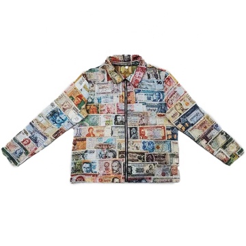 Customized Jacquard Tapestry Jacket and Pants Suit with OEM Service