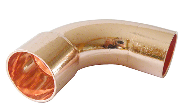 Long 90° Copper Elbow