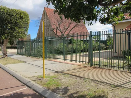 Wrought Iron Garden Security Fence