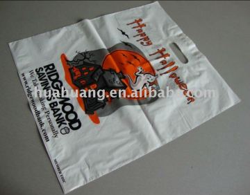 plastic punch hole handle bags