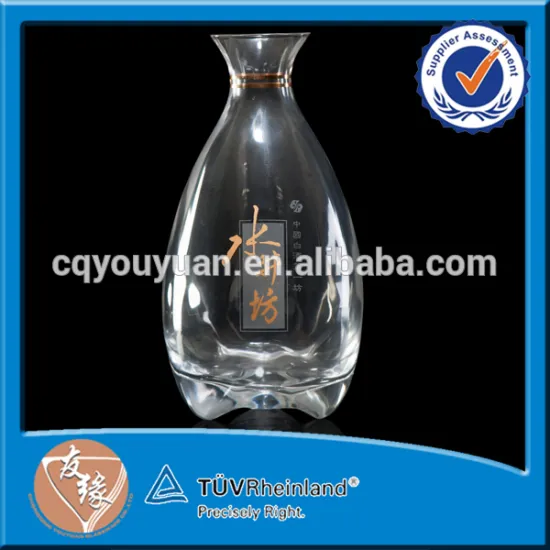 Whisky Decanter Bottle 350ML Wholesale Transparent Glassware Glass Decanter