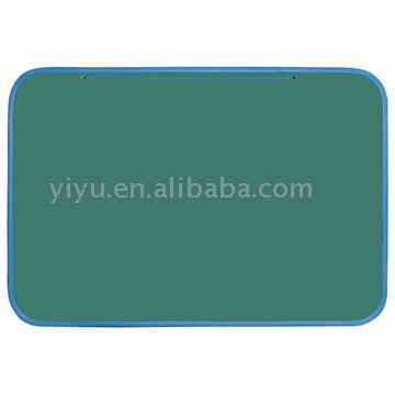 Chalkboard with plastic frame