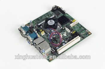Advantech Intel Atom N450/D510 Mini-ITX with CRT/LVDS, 6 COM, and Dual LAN ports AIMB-212N-S6A1E