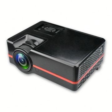 High Lumens Mini Projector: 3D 1080P LED Home Theater Projector