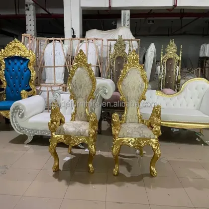 Wholesale Cheap Wedding Throne Chairs: Chesterfield Queen Anne High Back Wing Chairs
