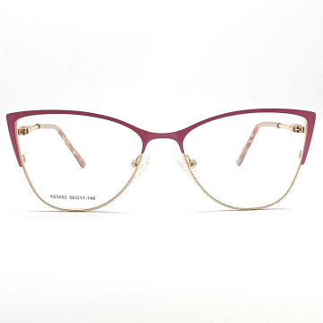 DM3052 Mode Metall Optical Brillenrahmen für Frauen