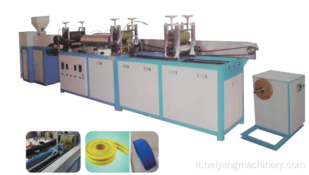 PVC Heat Relioble Hot Melt Channel Tube Film Blown Film Machine