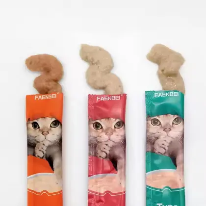 Wet Food Supplement Cat Snack Strips