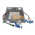24F MPO (M) -LC UPC SM 0.9 สายไฟเบอร์ออปติกชนิด B