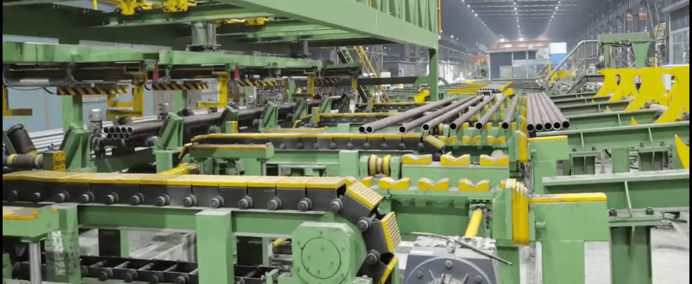 Pipe Palletizing and Strapping Unit