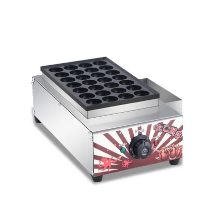 Electric Grilled Takoyaki and Fish Plate