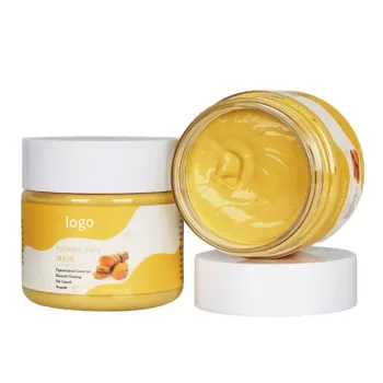 Organic Bentonite Clay Turmeric Mask: Whitening, Nourishing, Moisturizing & Anti-Aging Facial Treatment