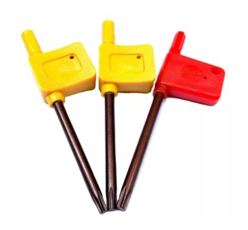 Hot Sales Torx Keys and Wrenches: Red Flag, T6, T7, T8, T9, T10, T15, T20, T25