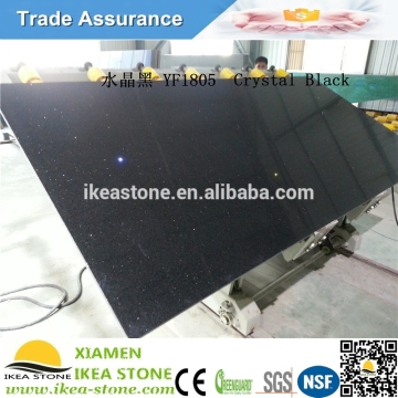Crystal Sparkle Black Mirror 30mm Quartz Stone