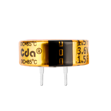 High Power Super Capacitor 3.6V 1.5F CH3R6155CF-ZJ with Activated Carbon
