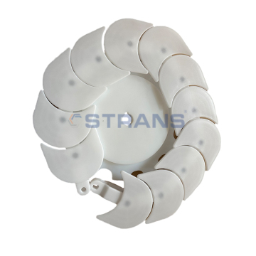 Factory Direct POM White Plastic Conveyor Belt for Sushi and Hot Pot Restaurants