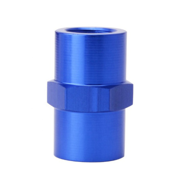 Anodized pipe adapter for aluminum NPT pipe fittings