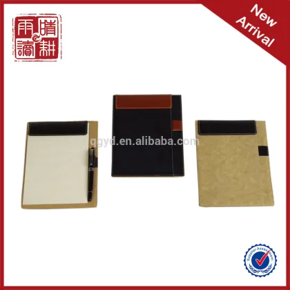 hotel legal pad with leather board