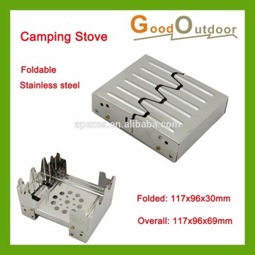 CK01-26D Folding Stainless Steel Camping Stove