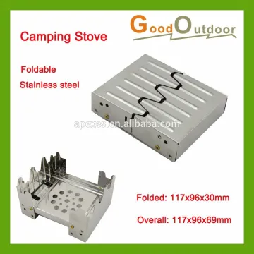 CK01-26D Folding Stainless Steel Camping Stove