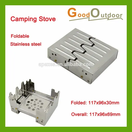 CK01-26D Folding Stainless Steel Camping Stove