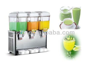 Three tanks refrigerated juice dispenser with CE certificate