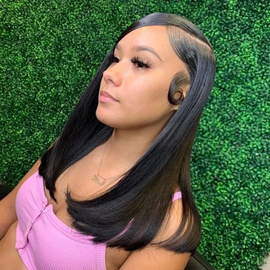 Perruques Peruvienne Cabello Sintetico Full Lacewig Human Hair Virgin Himan Hair 6X6 Wig