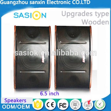 New style better effect 6.5 Inch wooden material professional passive multimedia audio speaker