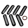 Car Front Bumper Front Grille mesh For Wrangler Matte Black ABS Supplier