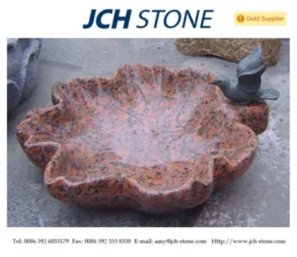 Ahorn rot Garten Vogel Badewanne