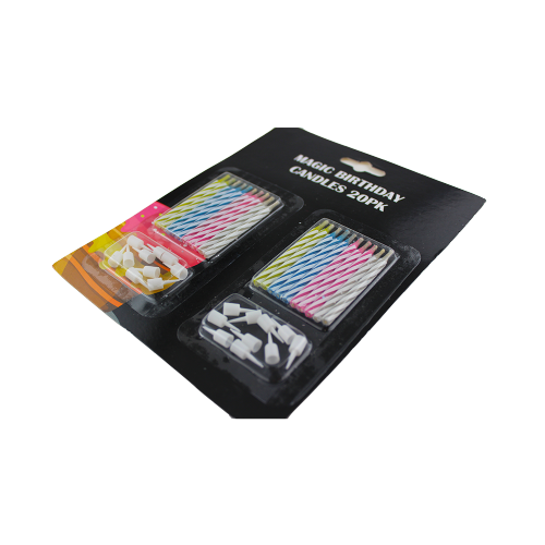 Various Color Sprial Birthday Candles