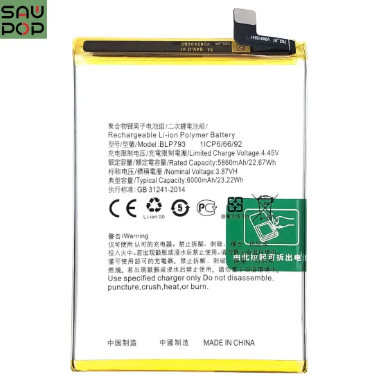 Rechargeable Li-Polymer Batteries for Realme Devices: C25, C15, C12, C25s, Narzo 20, and Narzo 30A