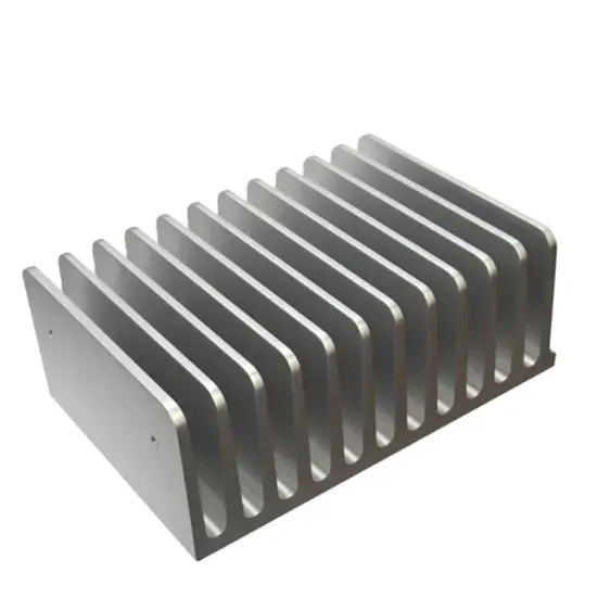 Square Extruded Aluminum Heat Sink Radiator Manufacturer