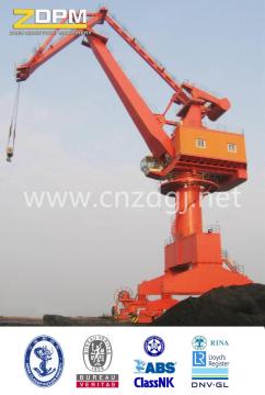 Rail Mounted grúa pórtico de muelle puerto flotante