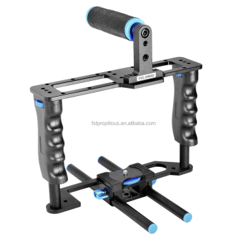 Portable C2 Video Camera Cage Kit with Accessory Mounts