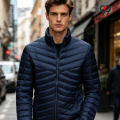 Chaqueta acolchada elegante para hombre
